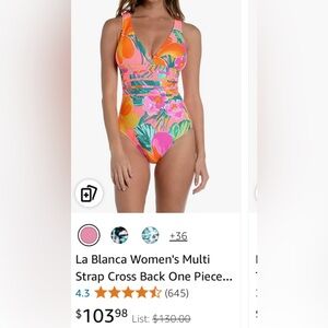 New with tags La Blanca tummy control swimsuit sz 6